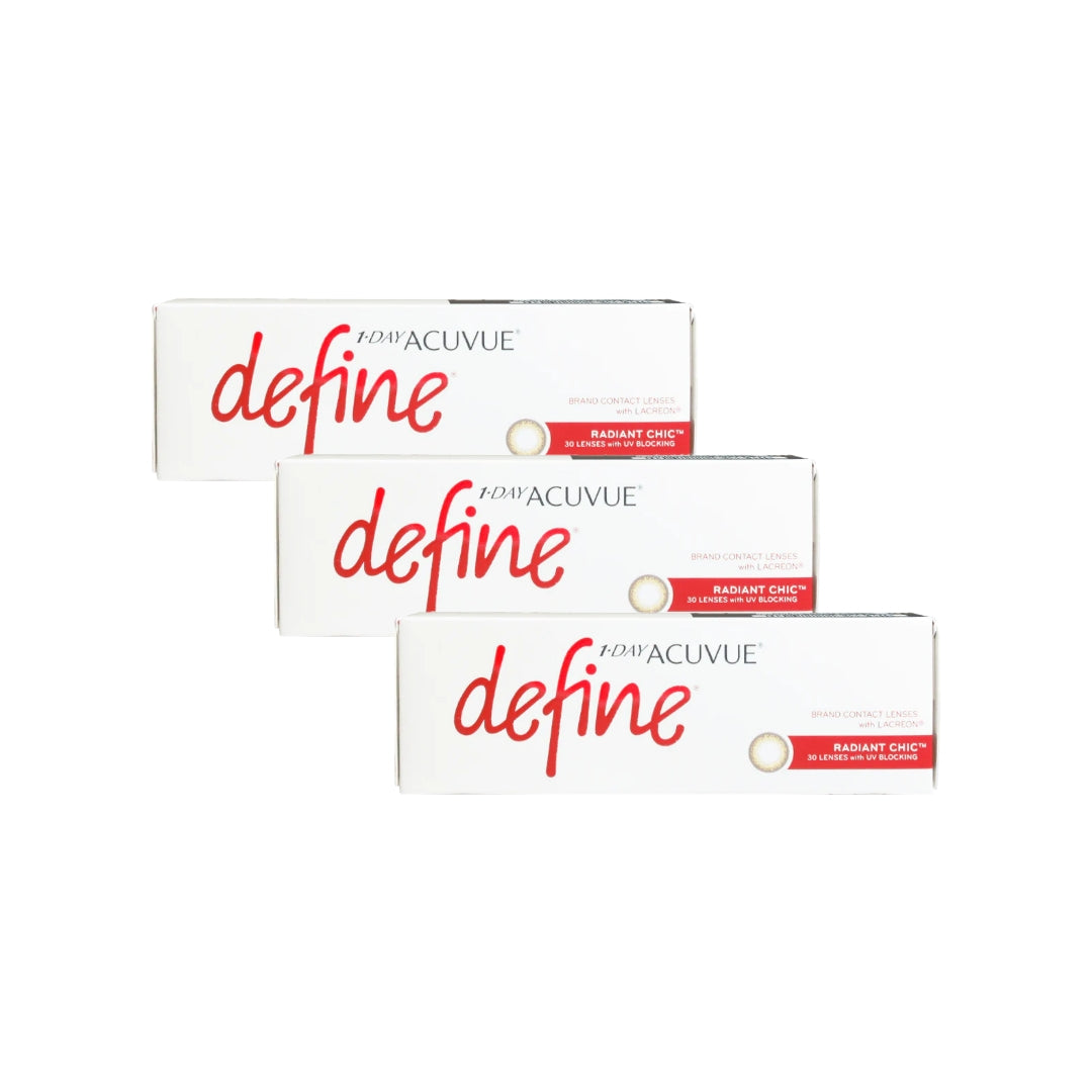 1 Day ACUVUE DEFINE RADIENT CHIC 90 Pack